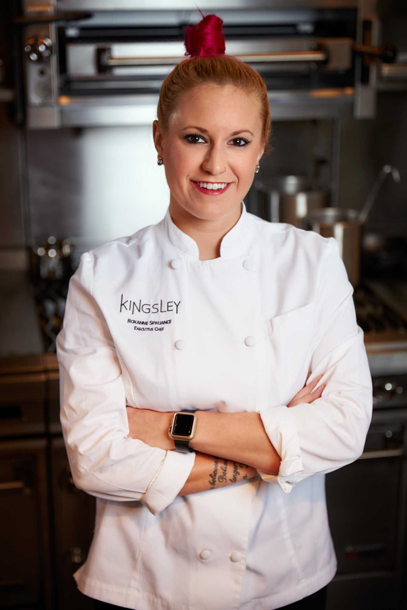 Executive Chef Roxanne Spruance at work